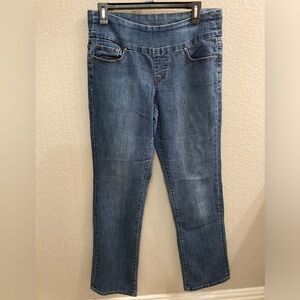 Jagjeans high rise bootleg pull on jeans size 10: good condition